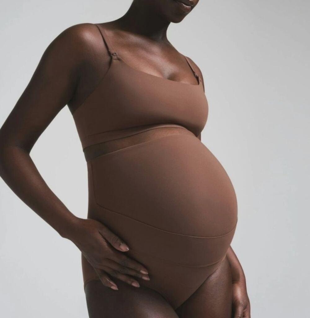 SKIMS Maternity Sculpting High Waist Brief Short New